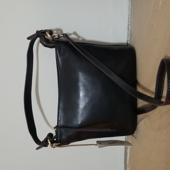 NEW! Hobo Belle Convertible Shoulder Bag Black Leather NWT - Picture 12 of 14
